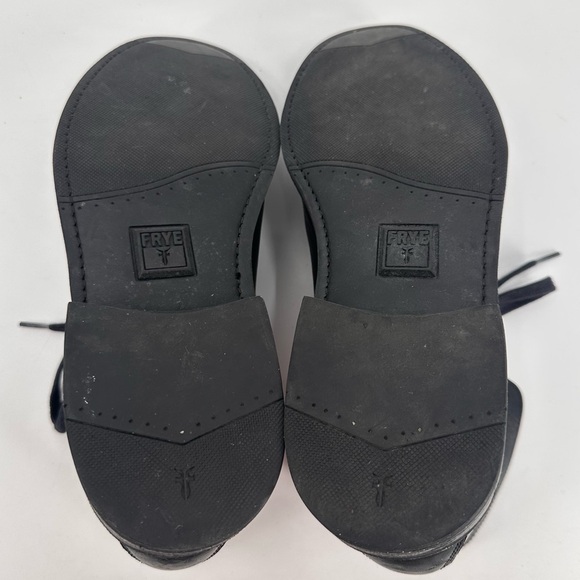 FRYE Black Leather Lace Up Boots Men’s Size 9.5 - Picture 6 of 6